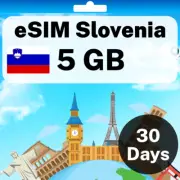 eSIM Slovenia - 5 GB - 30 Days - Travel eSIM | QR code activation