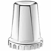 33MM Chrome ABS Plastic Mag Wheel Style Nut Cover - Thread On