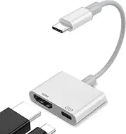 USB C to HDMI Adapter [MFi Certified] Digital AV Audio Dongle, 1080P 4K Video and Audio Sync Screen Converter Type-C to HDMI Adapter for iPhone 15/16/MacBook/iPad Pro/TV/Projector/Monitor