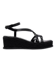 [Nine West] Criba Wedge in Black