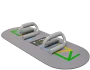 Pushup Bar Men, Pushup Bar Stand, Strength Training -Up, Professional Exercise Equipment, Non-Slip Mat, Multifunctional Home Gym Accessory, Fitness for Adults