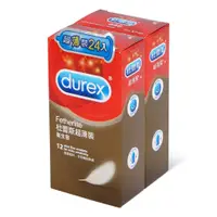 在飛比找蝦皮商城優惠-Durex 杜蕾斯 超薄裝 24 片裝 乳膠衛生套【桑普森】