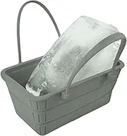 Foldable Ice Bucket | Silicone Foldable Beer Bucket with Lid | Portable Ice Blocks Mold for BBQ Gatherings Home Bar Beach Outings Fishing Trips