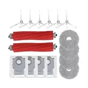 Main Brush, Side Brush, Dust Bags, Mop Cloth for Q Robot Vacuum