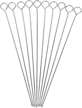 AUTSUPPL 10pcs DIY Candle Making Pins Stainless Steel Wick Position Pin Candle Wick Punch Needle Centering Tool Convenient Making Tools for Home Crafting