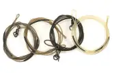 KORDA RING SWIVEL LEADER 1m GRAVEL / CARP FISHING