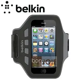 ::bonJOIE:: 美國貝爾金 Belkin EaseFit 運動臂套 (黑色) 臂帶 (全新盒裝) For iPhone 5 , 5S ,5c 彈性手臂套 手機袋