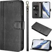 Ymyhyuxi Leather Flip Cases for Samsung Galaxy S10E Case Business Cover Card Wallet Phone Bag Covers (Black)