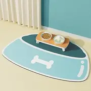 Anti-scratch, anti-slip, easy clean, absorbent Pet feeding mat for dogs and cats| dog bowl mat | Placemat for pet food | 40*60cm/15.8" *23.6"