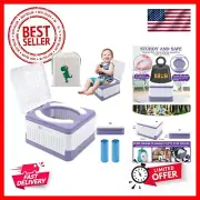 Portable Potty for Toddler Travel, Foldable Training Toilet Seat for Kids Boy...