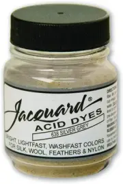 Jacquard Jac Acid Dye 1/2 Oz Silver Grey Fabric Dye