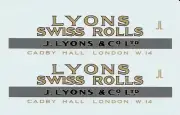 Dinky 514 GUY VAN | LYONS SWISS ROLLS | Transfer / Decal