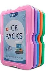 [K-MART] Ice Packs for cool box - Slim, Reusable & BPA-Free Freezer Blocks | Long-Lasting, Quick Freeze | Perfect for Picnic, Camping, Beach & Outdoor Sports