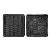 2pcs 4 Inch Car Square Speaker Grilles Protective Plastic Speaker Net For Car