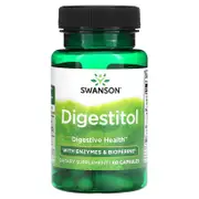 Swanson, Digestitol with Enzymes & Bioperine, 60 Capsules