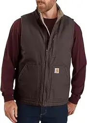 [Carhartt] Men's Sherpa Lined Mock-Neck Vest