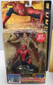 Spider-Man 2 Battle Attack Punch & Kick Doc Ock Movie 6" Figure NIB 2004 ToyBiz