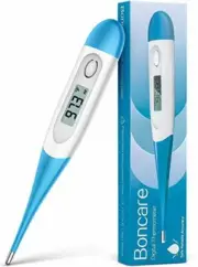 Fast Reading Digital Oral Thermometer w/ LCD Screen & Fever Indicator