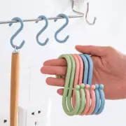 Portable Kitchen Hooks Home S Shape Plastic Clothing Rack Baby Stroller Hanger
