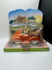 Chevron Cars Disneyland The Autopia Suzy Car Orange No 3 2000 Pullback Toy