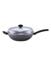[Essteele] Per Benessere Ceramic Nonstick Induction Covered Wok With Helper Handle 32cm