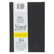 Winsor And Newton Hardbound Interleaved Tracing Paper Visual Journal A5 64-Pages