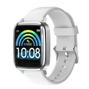 R1 Exclusive Female Physiology Test Heart Rate Blood Pressure Monitor 1.3inch Large View Screen Smart Watch WHITE COLOR