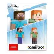 Nintendo Minecraft Steve & Alex Amiibo (Super Smash Bros. Collection)