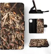 Colony of FIRE Ants Insect FLIP Wallet Phone CASE Cover for Apple iPhone 13