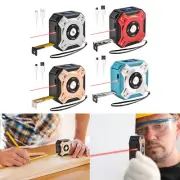 2 in 1 40M Laser Rangefinder LCD Digital 5M Tape Measure Distance Measurer Meter