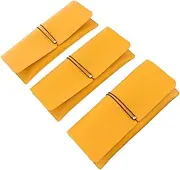 [DEARMAMY] Glasses Storage Bag Glasses Case Large Big Sunglasses Case Glasses Hard Case Glasses Strap Glasses Holder For Glasses Sunglasses Case Women Stand Display Pvc Leather Yellow