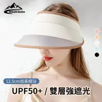 在飛比找momo購物網優惠-【golovejoy】中空遮陽帽UPF50+(空頂帽 折疊帽