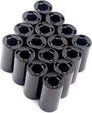 WAYLLSHINE (Pack of 16 AA to C Size Battery Adapter, AA to C Size Battery Converter, AA to C Battery Adapter Converter Spacers Case