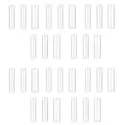 30Pieces Coin Tubes Assorted Sizes Coin Storage Tubes Clear Plastic Coin4202