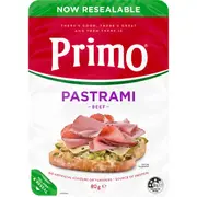 Primo Pastrami Sliced 80g