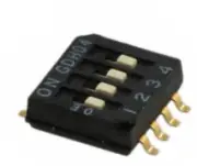 Pack of 9 1571983-5 Switch Slide Dip SPST 0.025A 24V, RoHs