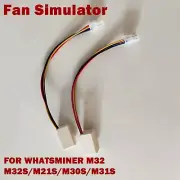 1Pair 4-pin Fan Simulator for Whatsminer M32 M32S M21S M30S M31S for Antminers