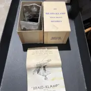Vintage set of BRAID-AID ADJUSTABLE Vari-Folders with Box NOS