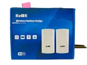 KuWFi 2-Pack Wireless Ethernet Bridge, Long Range WiFi Access Point 5.8G Outdoor