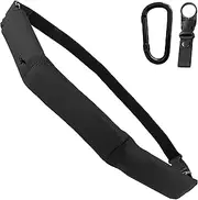Gecko Travel Tech Cross Body Sling Bag - Running Belt for Phones - Travel Money Belt, Running Belt, Fanny and Waist Pack - Over Shoulder Backpack (Gray Black)
