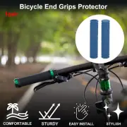 Bike Handlebar Grip Cover 120mm Lightweight MTB End Grips Protector Blue 1 Pair