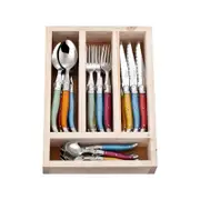 Laguiole Jean Neron 24pc. Cutlery Set - Mixed Colour