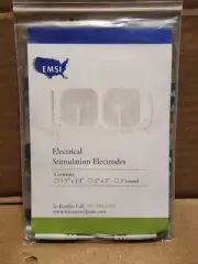 New Sealed 16 EMSI 1.5" x 1.5" Electrical tens Stimulation Electrodes Free Shipp