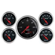 Auto Meter Designer Black Gauge Kit w/GPS Speedo