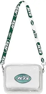 Littlearth New York Jets NFL Clear Fanny Fan Purse