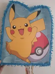 NEW EMPTY Pokemon Pikachu Pull String Pinata 18 x 3 x 21.25 in PARTY CITY FAIR