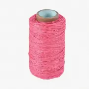 Rose Pink LeatherCraft Waxed Thread - 273 Yards, 150D/1mm Polyester for Hand Sti