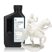 YOUSU ABS-Like 3D Printer Resin 1kg White, Rapid LCD UV-Curing Resin 405nm, S...