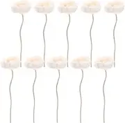 50 Pcs Fragrance Diffuser Aroma Diffuser Scent Diffuser Flower Rattan Oil Aroma Diffuser Sticks Rose Flower Rattan Diffuser Sticks Reed Diffuser Stick Diffuser Reeds Aroma Sticks