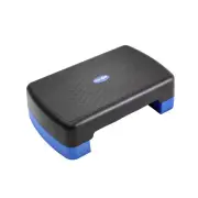 Aerobic Step Platform with Adjustable Risers for Home Gym Fitness Workout - Blue